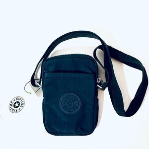 Kipling Women's Tally Crossbody, One Size - (Navy) NWT W 2 Charms/Keychains